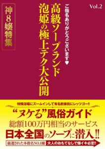 ご指名ありがとうございます 高級ソープランド 泡姫の極上テク大公開 神8嬢特集 Vol.2