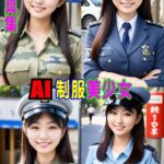 AI写真集 AI制服美少女 ミリタリー・ポリス 総集編 05＋06----