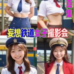 AI写真集 妄想鉄道女子撮影会 総集編 55＋56----