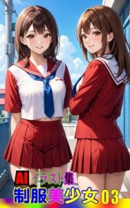 AIイラスト集 制服美少女03