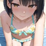 パラソルの下で…