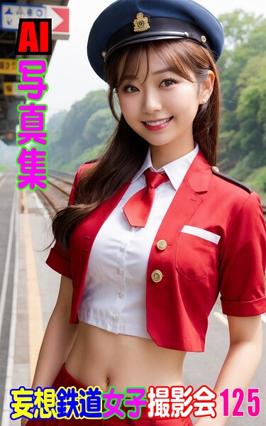 AI写真集 妄想鉄道女子撮影会 125