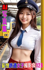AI写真集 妄想鉄道女子撮影会 128