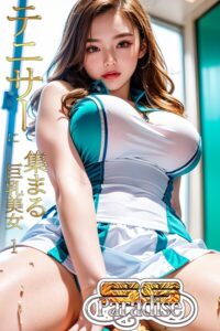 テニサーに集まる巨乳美女1【SS-Paradise nude】