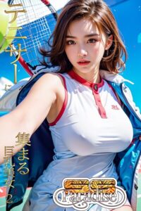 テニサーに集まる巨乳美女2【SS-Paradise nude】